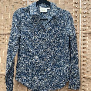 Anthropolgie Button Down Maeve Shirt size 4